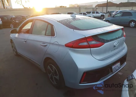2018 Hyundai Ioniq Hybrid Sel from USA, damaged, VIN KMHC75LC6JU066358